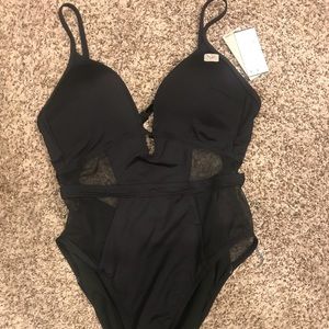 NWT Kenneth Cole Black One Piece